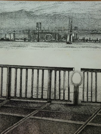 桜木町方面 / 風景画