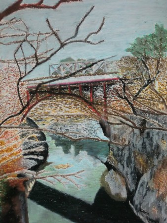 吾妻渓谷 / 風景画